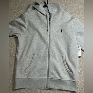 Ralph Lauren Heather Gray Sweatshirt Zipup